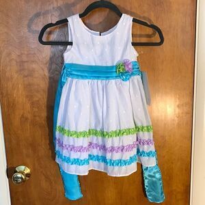 NWT Jenny & Me ruffle dress! Size 4